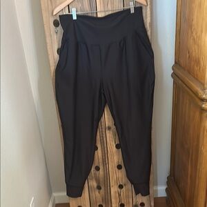 Old Navy Black Joggers with Tapered Leg Design